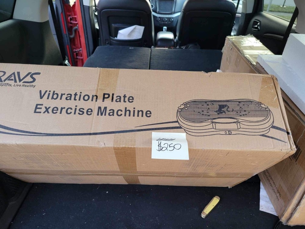 RAVS X08SH4XFLD Vibration Exercise Machine - Black