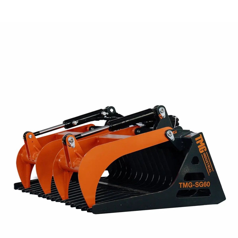 60in Working Width Grapple 2600lb Lift Heavy Debris