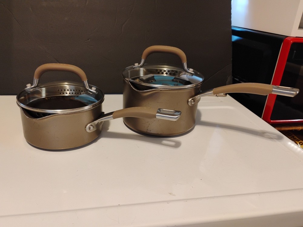 Circulon Premier Professional Hard-Anodized  4 Piece Pot Set $55