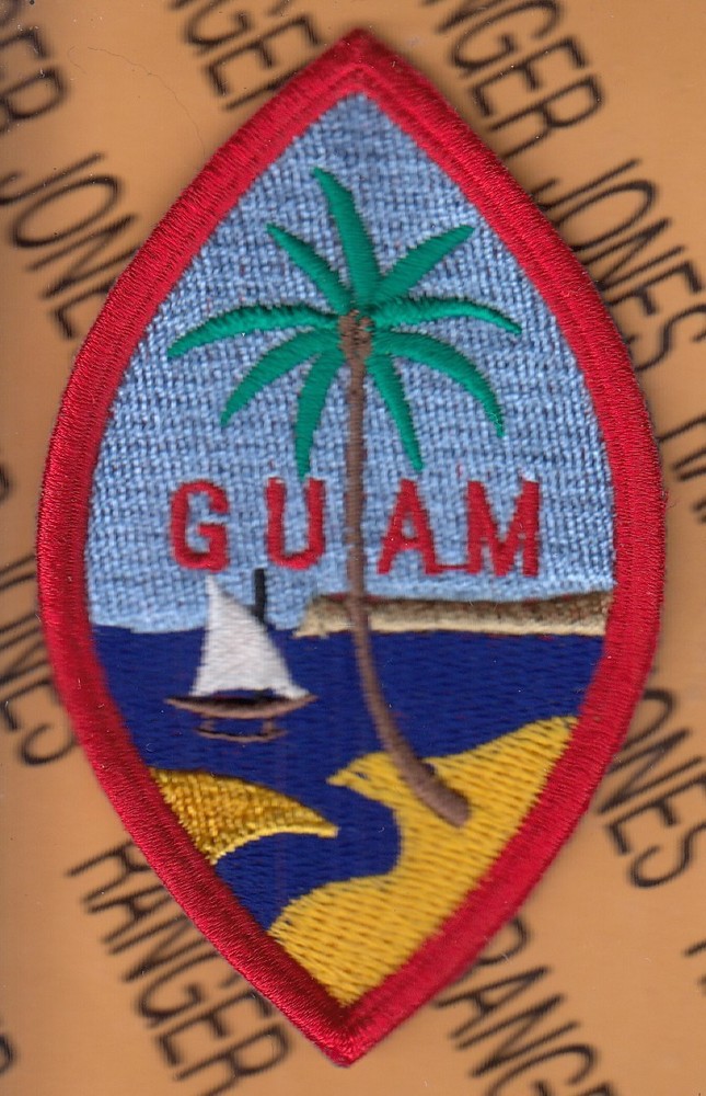 US Guam Command Army National Guard ARNG ~3.5" patch c/e