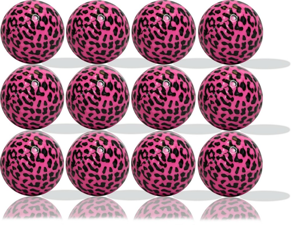 Pink Leopard Print Golf Balls 12 pack - Great Gift Idea!