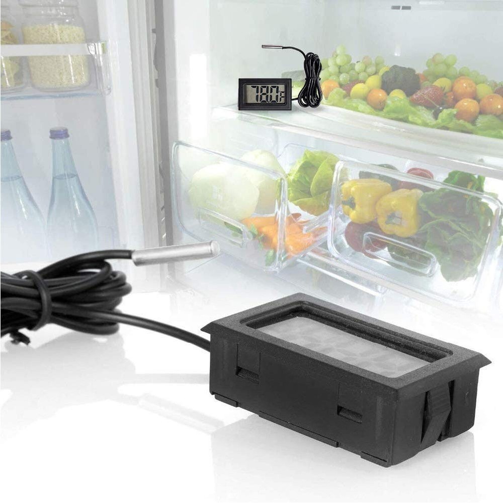 4pcs Digital LCD Thermometer, Fahrenheit Temperature Digital LCD Fr... Fast Ship