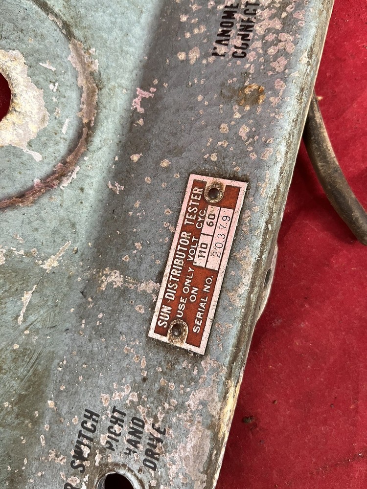 Sun Distributor Tester Machine Lower Plate