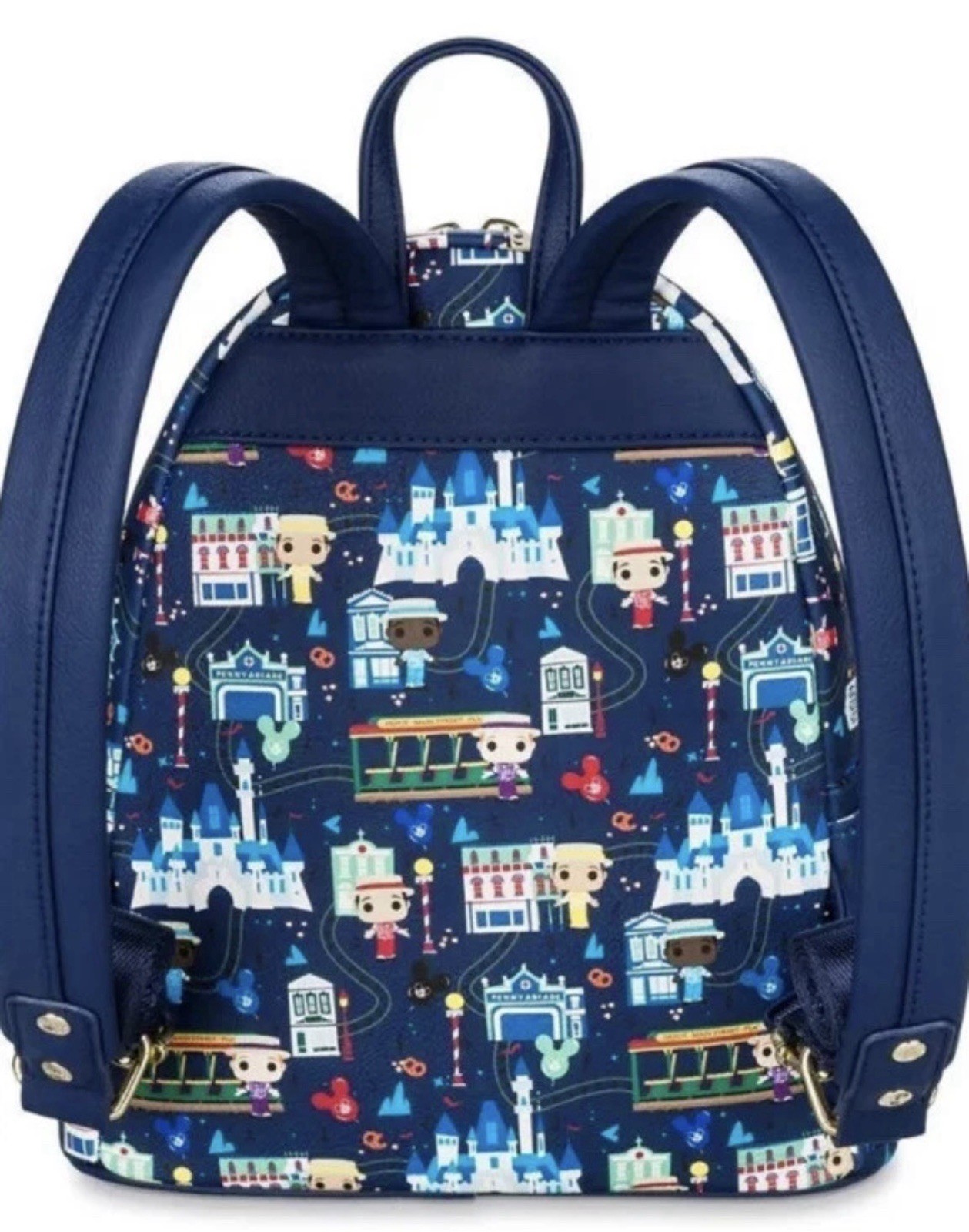 Disney Parks Funko Pop Loungefly Exclusive Main Street Dapper Dans Mini Backpack