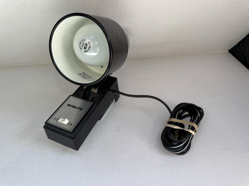 Vintage Hot Light w/ Table/Door Mounting Clamp Excellent Working Condition