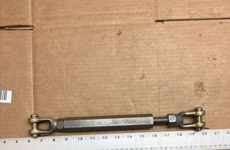 Adjustable Turnbuckle Linkage Rod with Clevis Ends