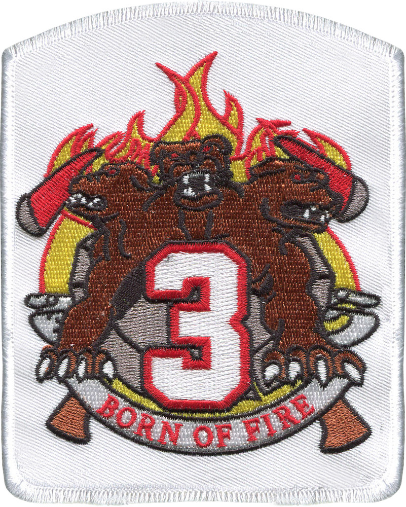 CHICAGO FIRE TV SHOW SHOULDER PATCH: Squad 3