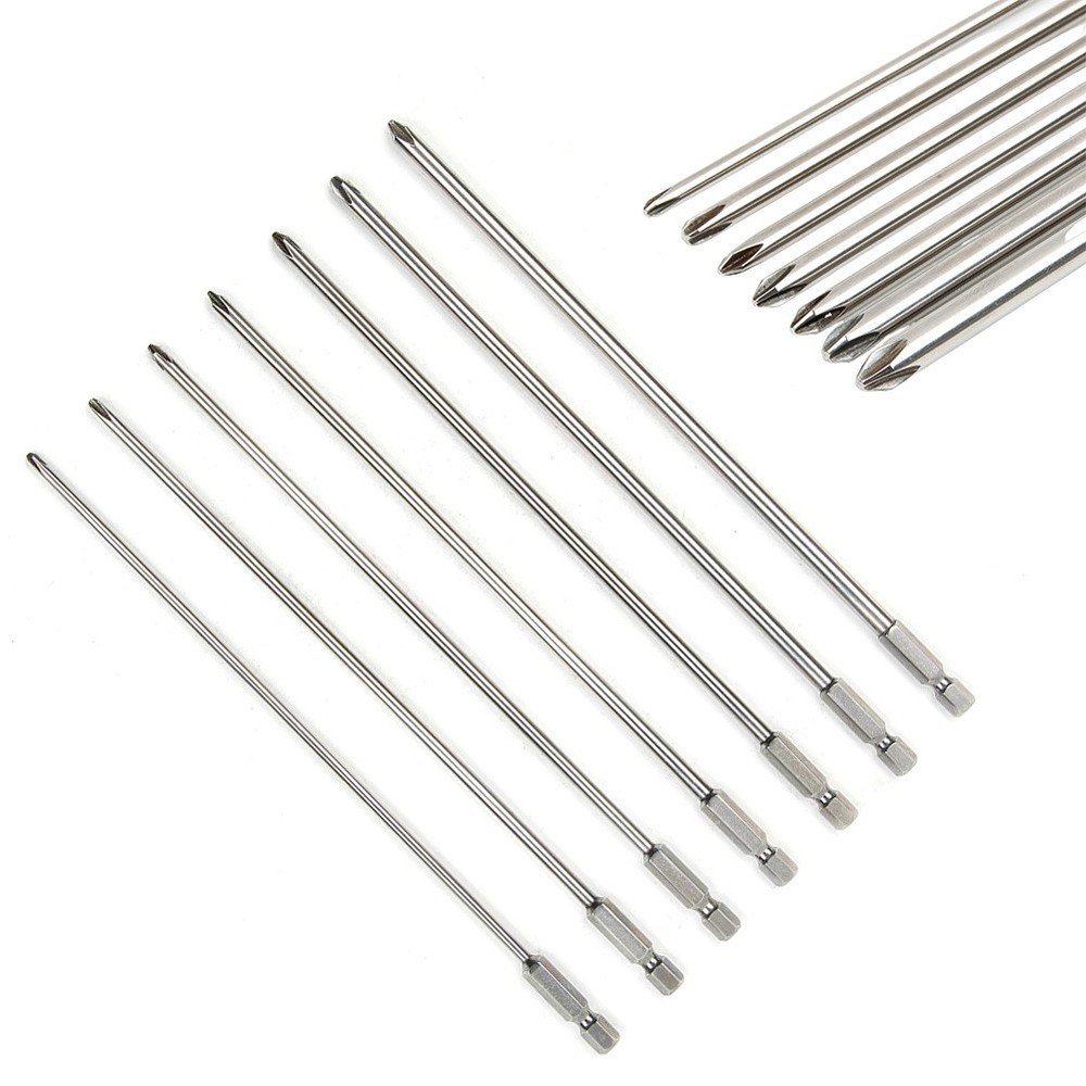 Newest Screwdriver Bits 200mm Tool 6.35mm 7Pcs 7Pcs/Set Bits Cross Driver