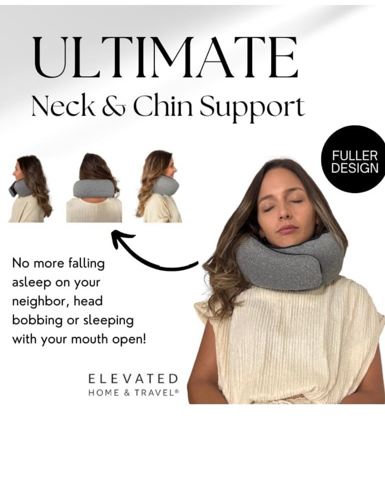 Elevated Home & Travel Neck Pillow