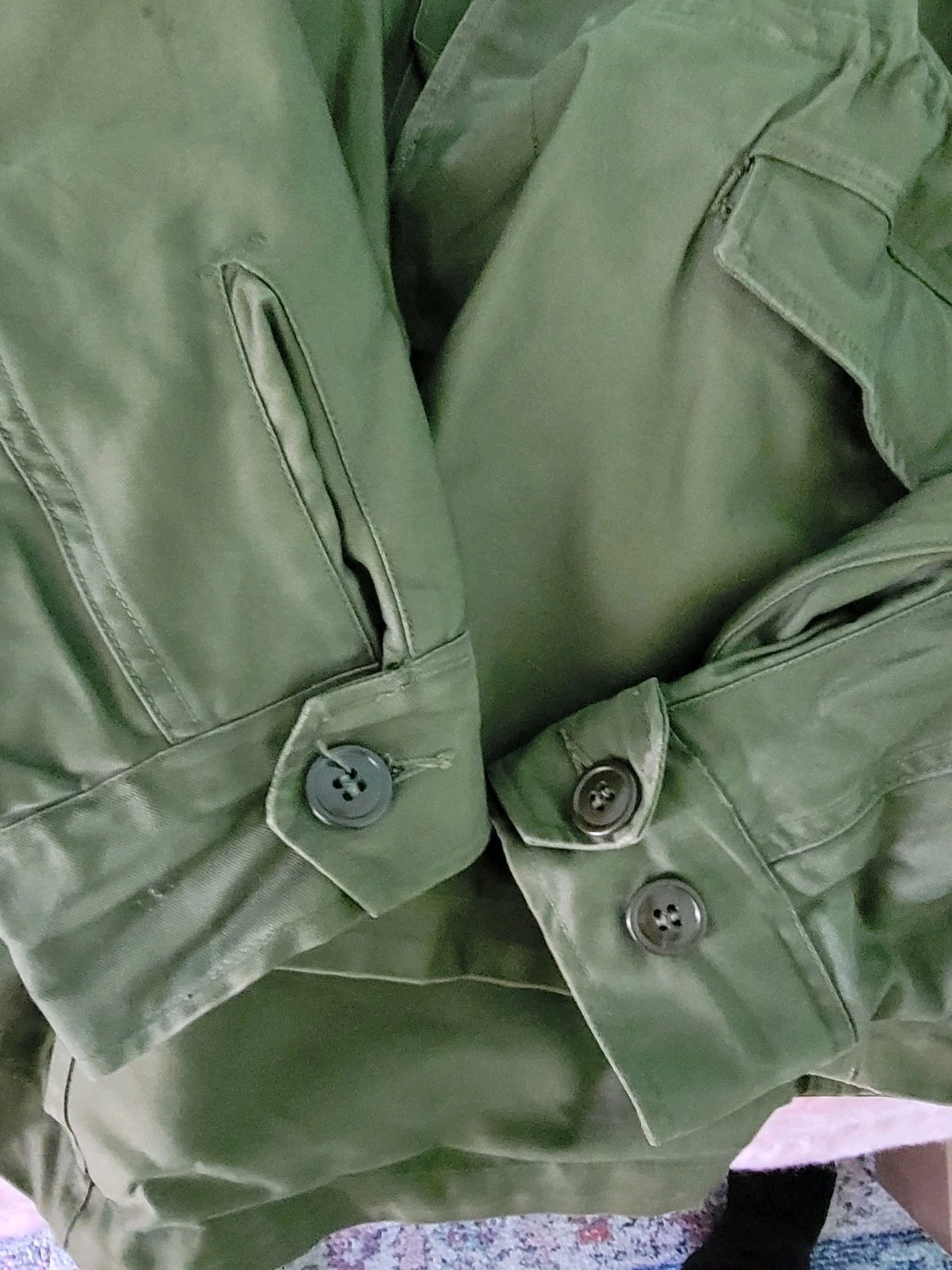 Vintage 1950s US Army Field Jacket Without Liner Size Regular Small