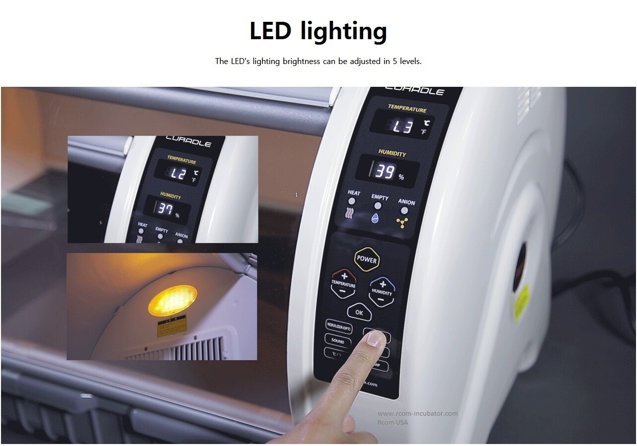 Rcom Curadle Large Pet Brooder 90 MX-B90N for Puppies and Kittens, w/ Bonus Tray