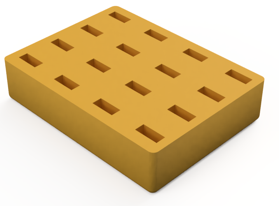 USB A Device Memory Stick Organizer Desktop Block Thin