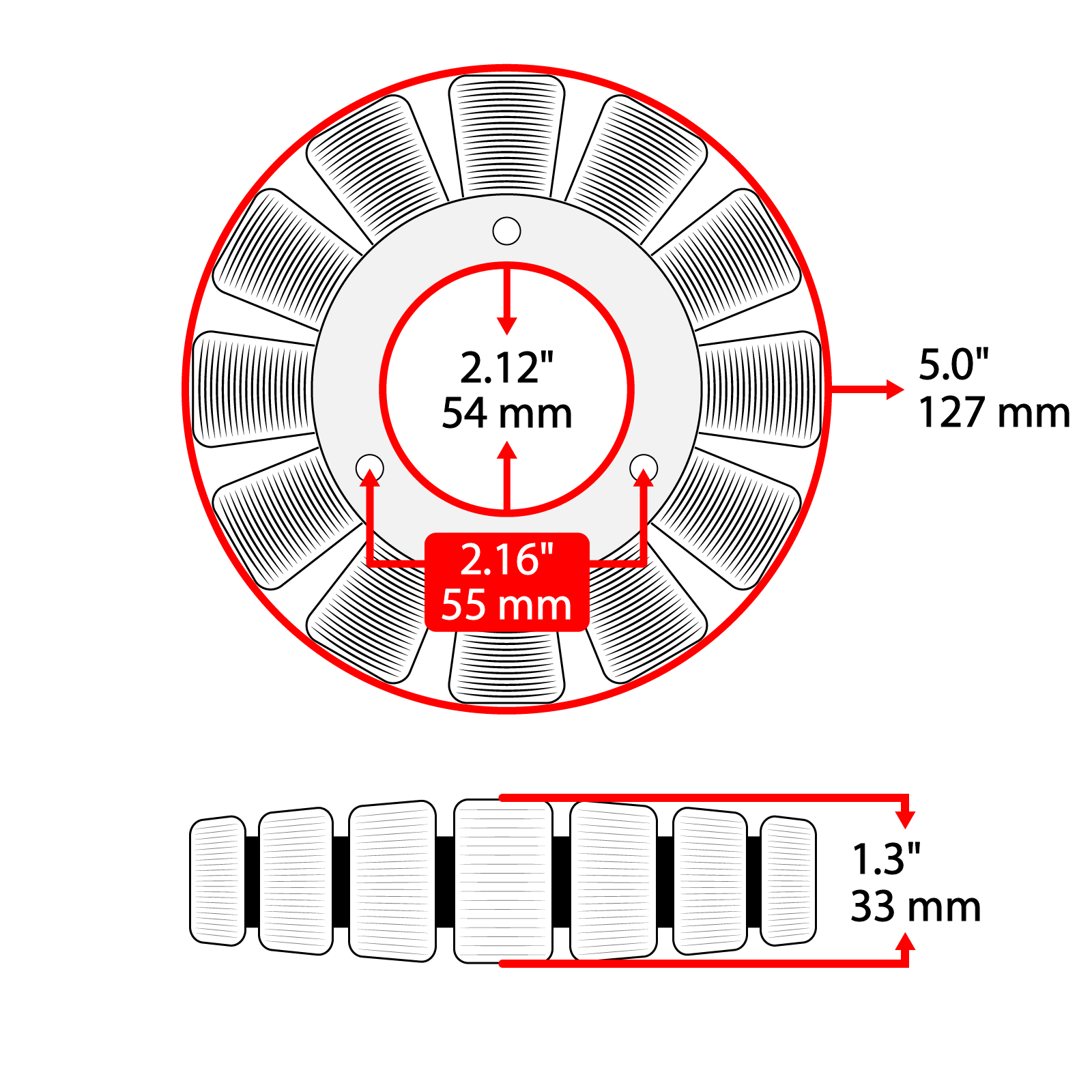 Stator and Gasket fits Polaris RZR XP 900 2011 2012 (Built 3/15/2012 and before)