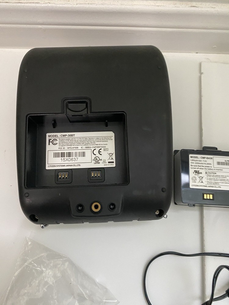 Citizen CMP-30BT 30BTIUM Bluetooth Mobile Receipt Barcode Printer