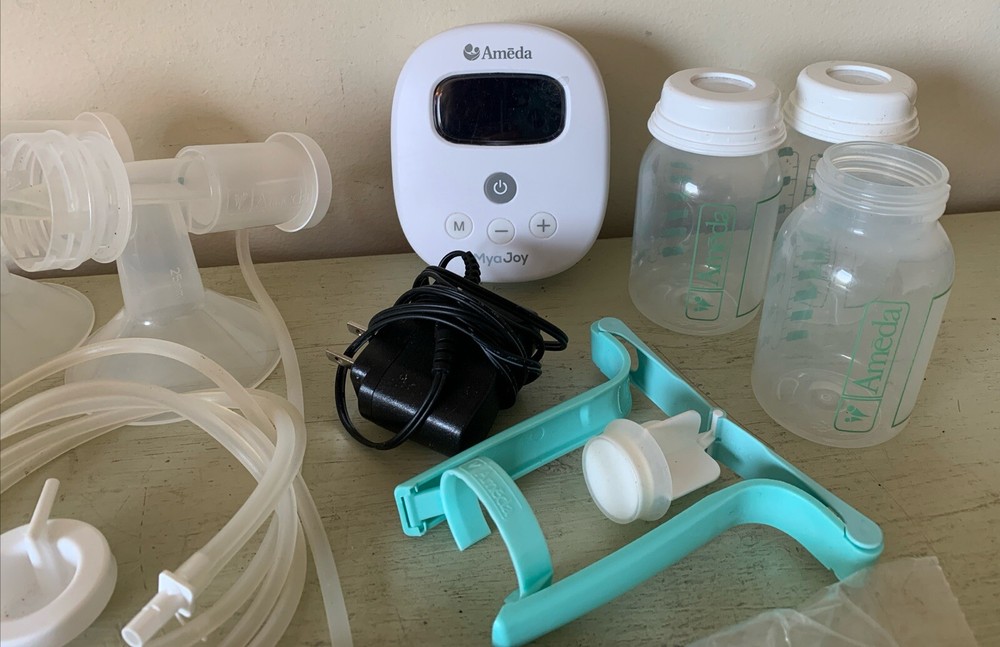 Ameda Mya Joy Double Electric Breast Pump W/Accessories