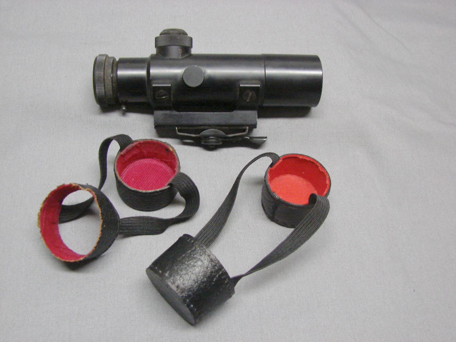 U.S. COLT 3 x 20 & 4 x 20 RIFLE SCOPE LEATHER COVERS -REPRODUCTION