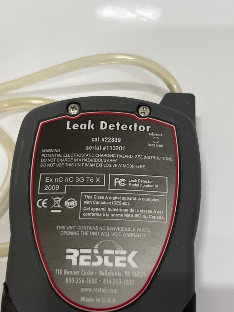 Restek Leak Detector Model 22839