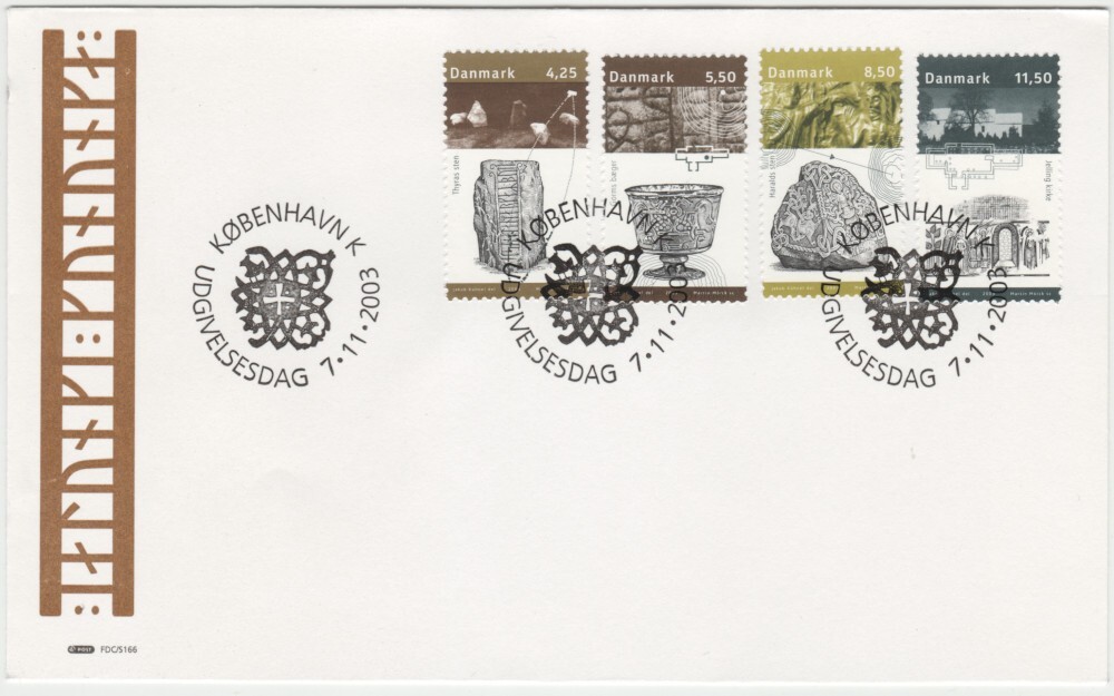 Denmark FDC 2003, Royal Jelling, mint