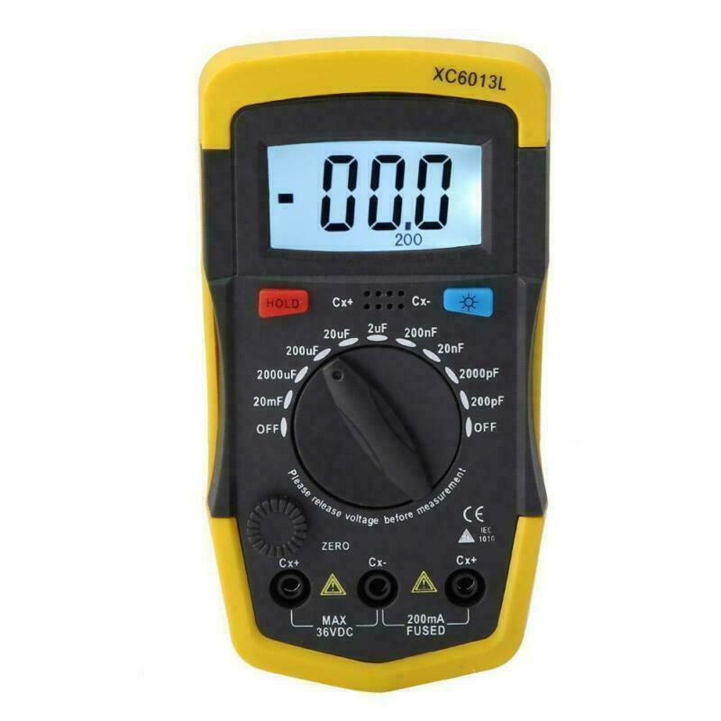 New Capacitor Tester Capacitance Meter Test Detector Equipment 0.1pF-20000uF