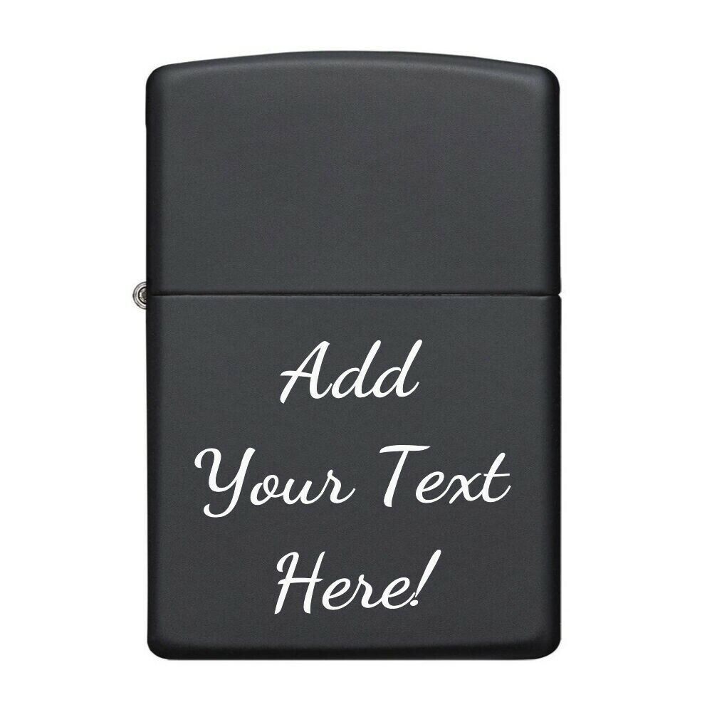 Zippo Lighter - Personalized Message Engrave White Matte Windproof Lighter #214