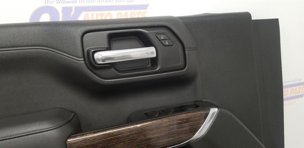 20 GMC SIERRA 1500 ELEVATION DOOR PANEL FRONT LEFT DRIVER BLACK CLOTH