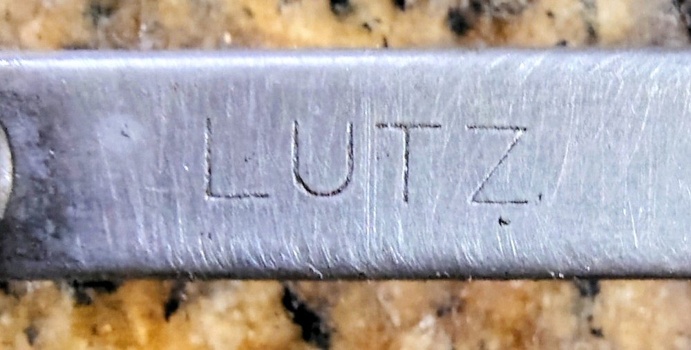 🗽 VINTAGE LUTZ 8" DIVIDER MACHINIST/TOOLMAKER
