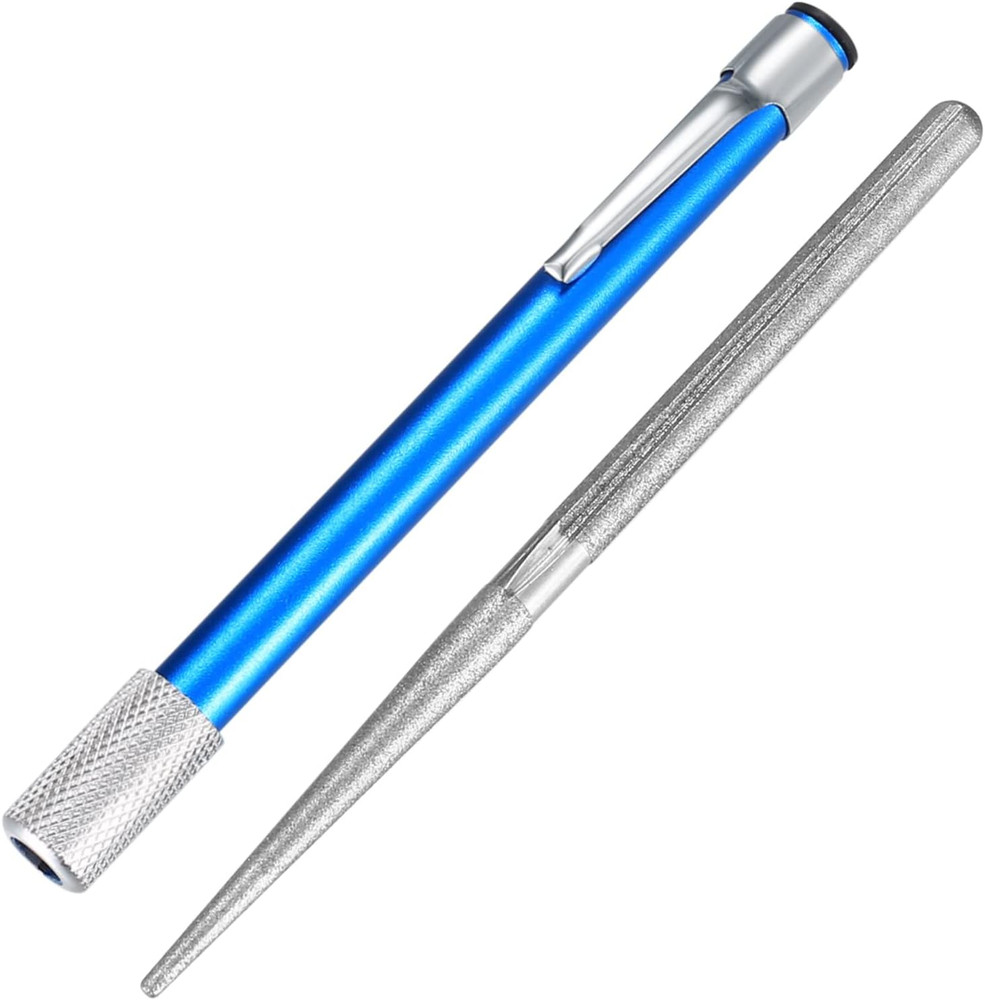 Pocket Knfe Sharpener - Retractable Diamond Sharpening Steel Rod for Kitchen