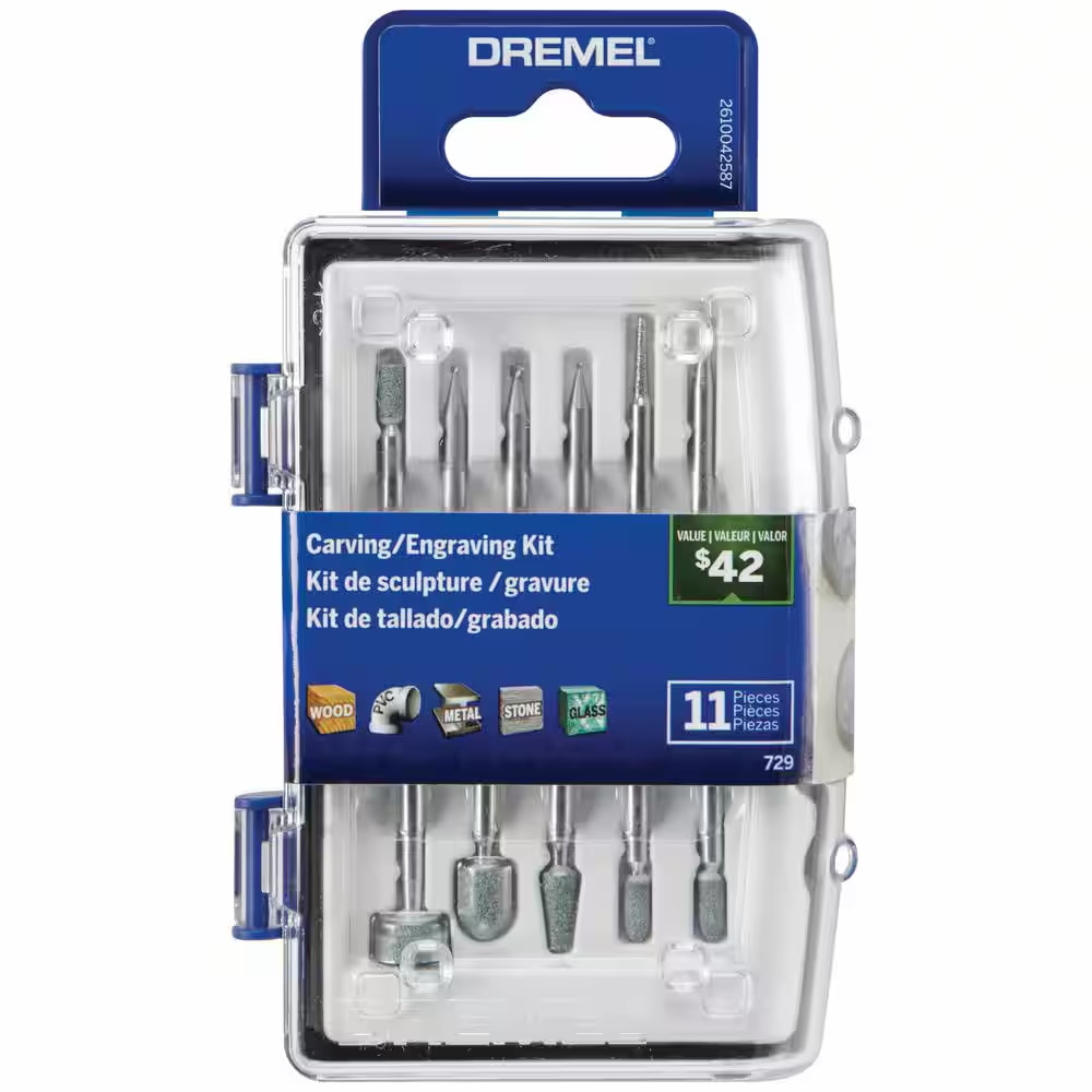 729-01 11 PC Carving/Engraving Accessory Micro Kit