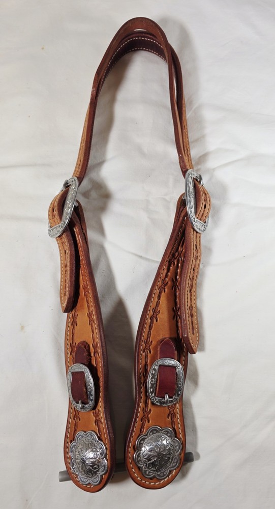 Barbed Wire Split Ear Headstall