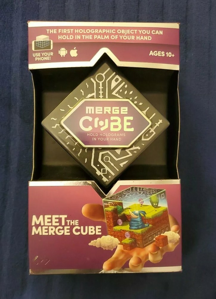 Merge Cube Hold Holograms in Your Hand Virtual Game Toy for IOS Android Tablet