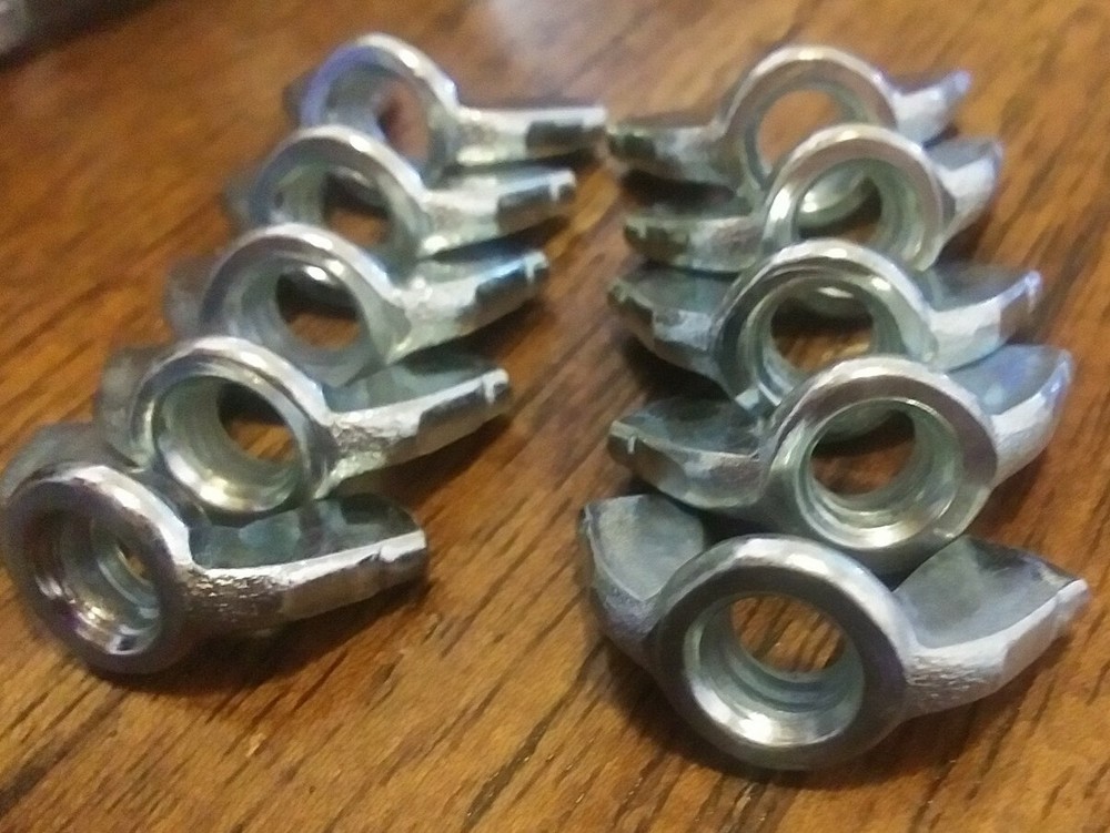 (10) 5/16-18 Coarse Thread Wing / Thumb Nuts 5/16x18