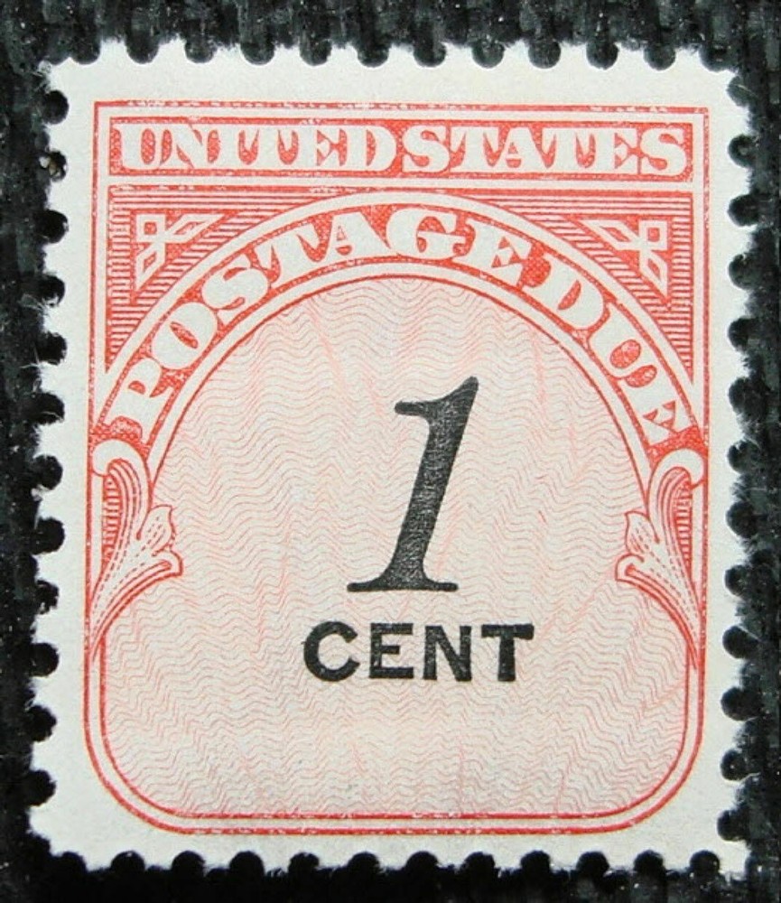 #J89 1 CENT POSTAGE DUE MINT VF NH O.G