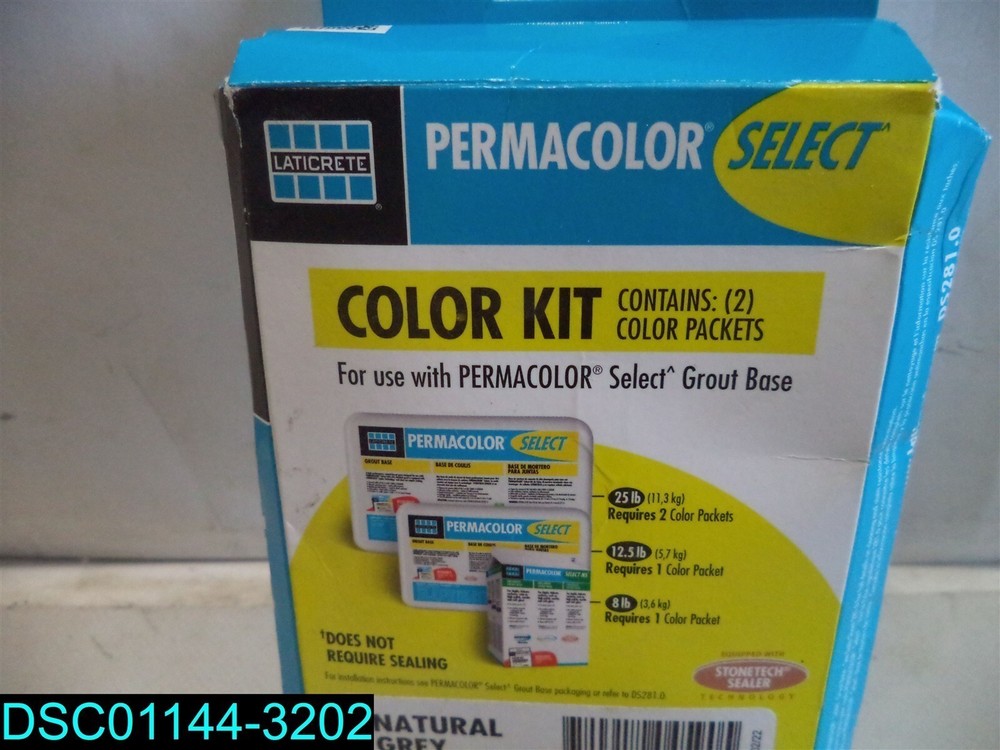 Laticrete PERMACOLOR Select Grout NATURAL GREY 2624