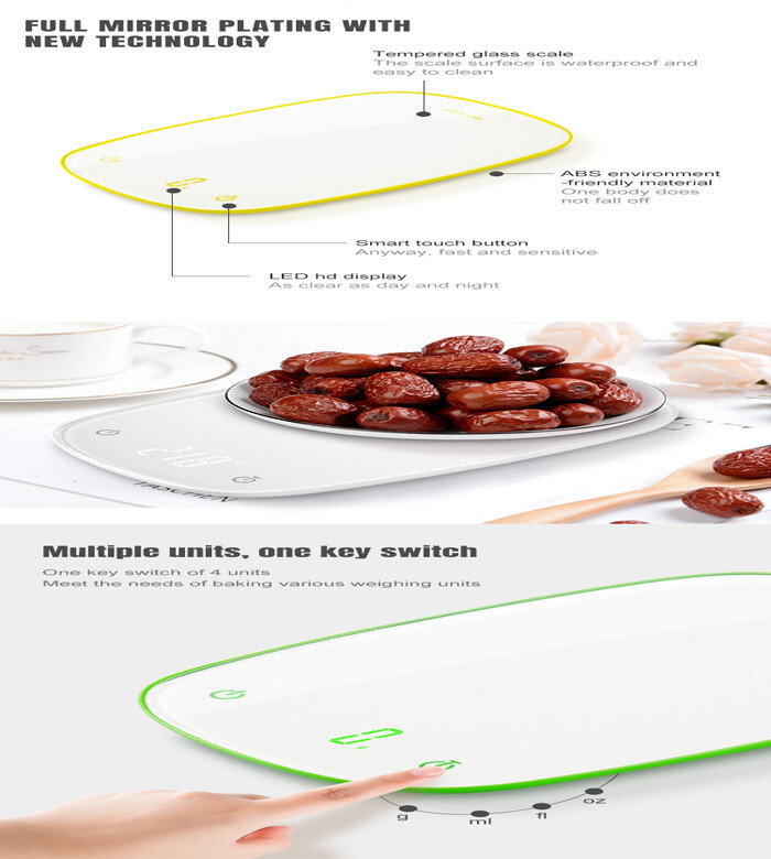 Nutrition Food Scale Smart Digital Kitchen App-Enabled iPhone