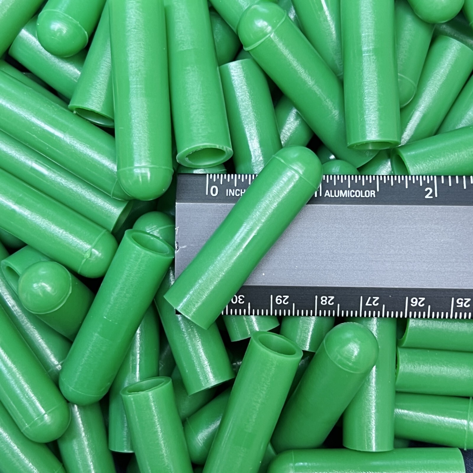 High Temp Masking Supply 3/8" Silicone Rubber Powder Coating Caps - 50 Pack