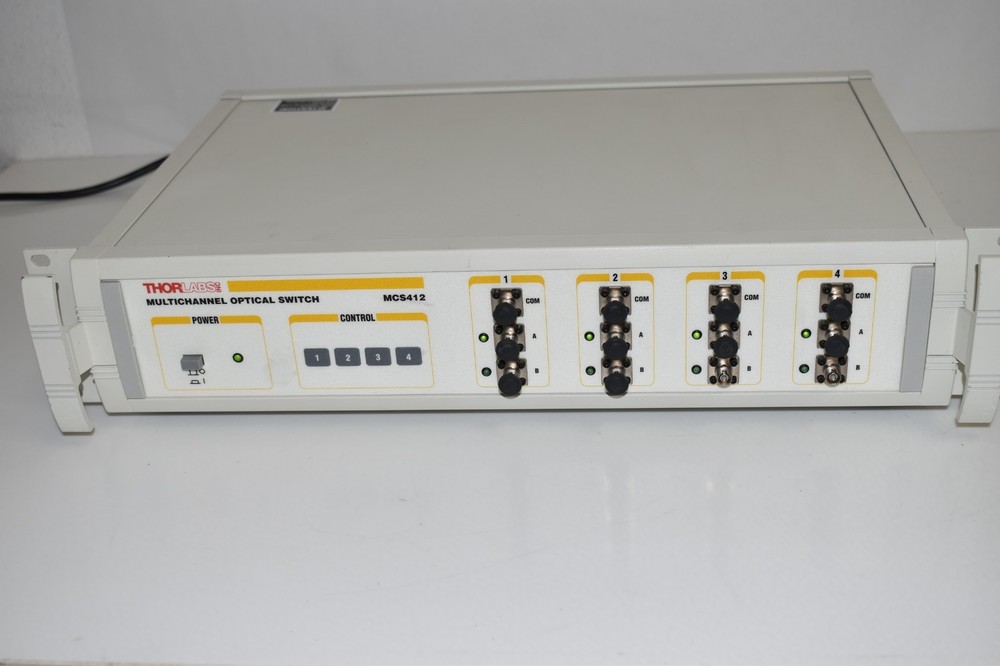 THORLABS THOR LABS MULTICHANNEL OPTICAL SWITCH MCS412 MCS 412 (CZU63)