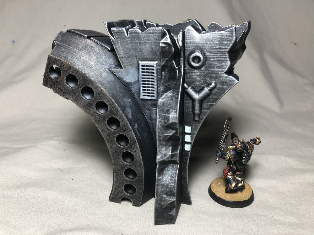 Starship Turbine Sci-Fi Wargaming Crashed Cover Terrain