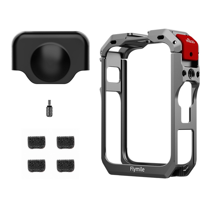 Protective Metal Shock Drop Resistant Bezel For DJI Osmo 360 Panoramic Camera
