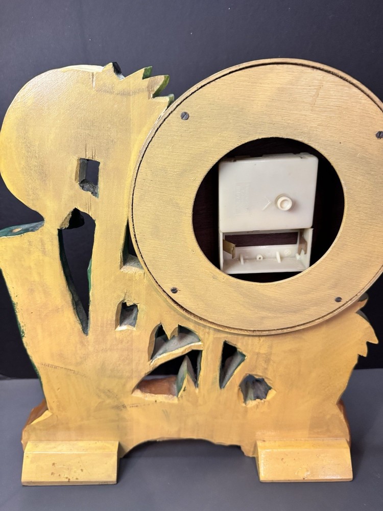 VTG Polaris Panda Clock 14”Tall ~NEEDS WORK~ Rare!