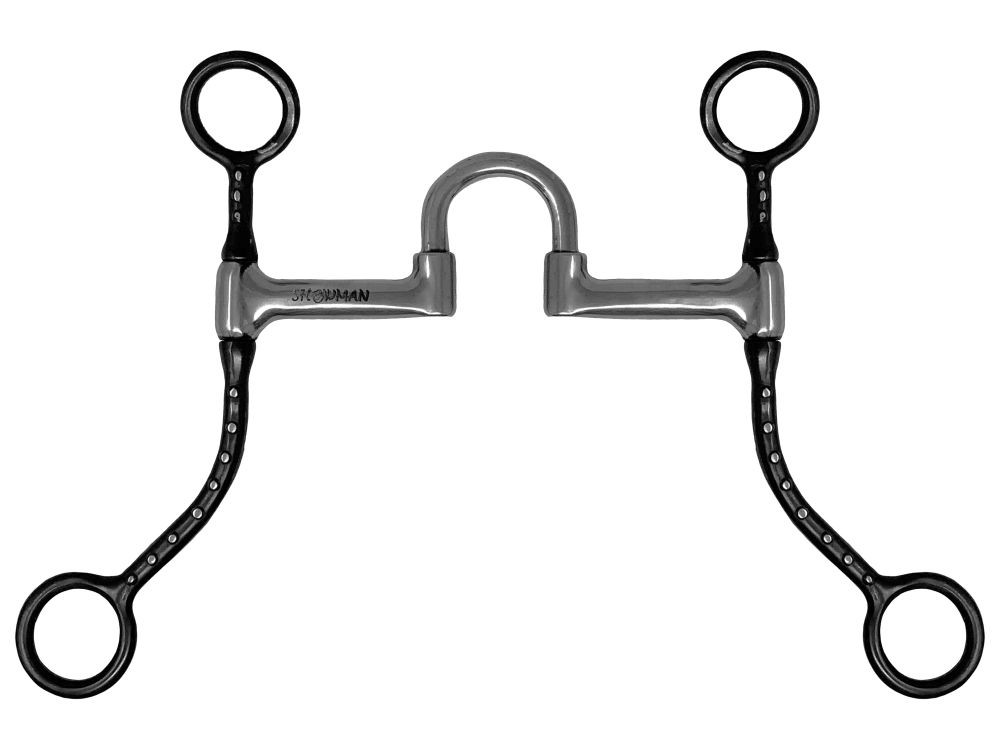 Showman Western Short Shank Correction Bit w/ Silver Dots