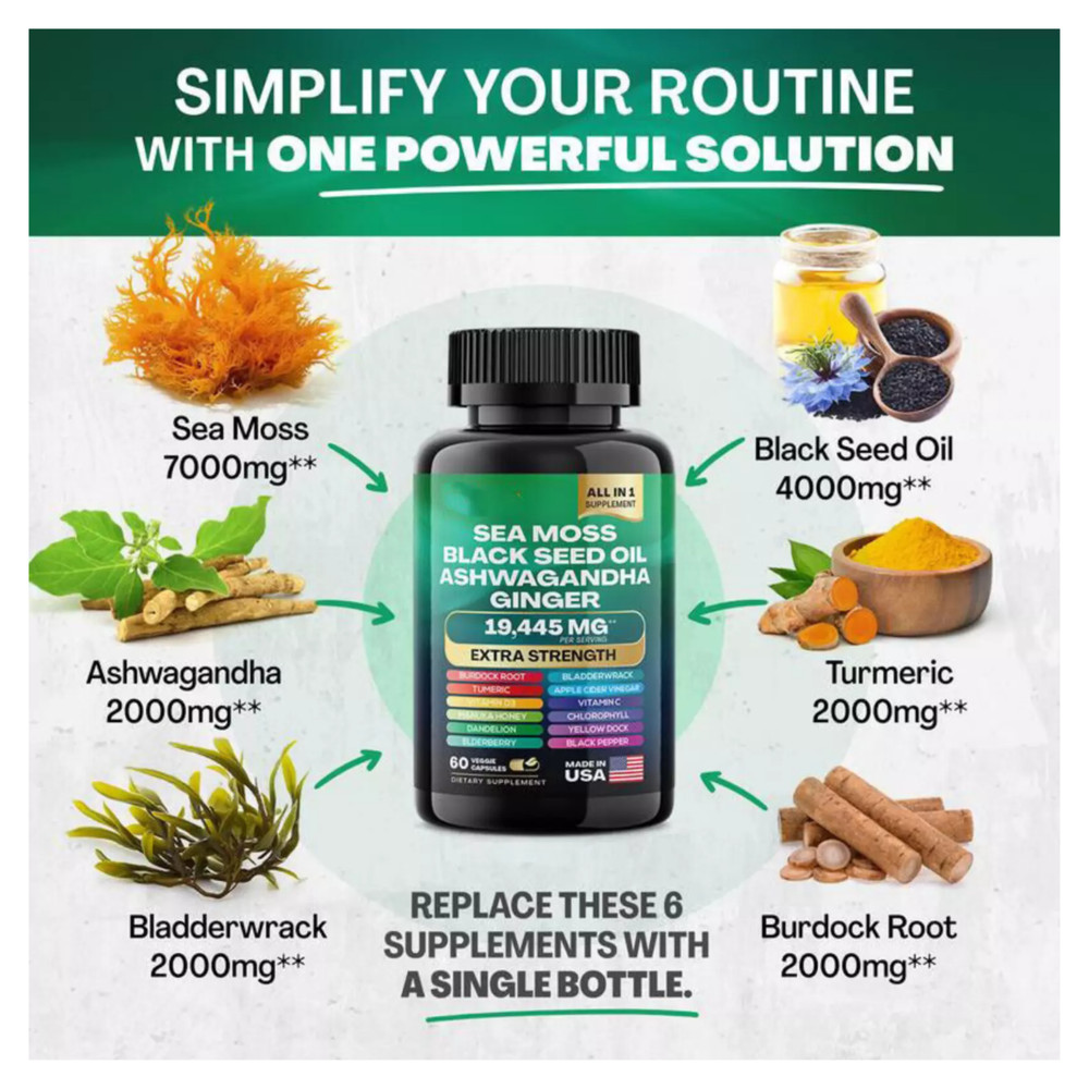 Dynamic Vitality Bundle - Sea Moss Multivitamin & Shilajit Power Combo