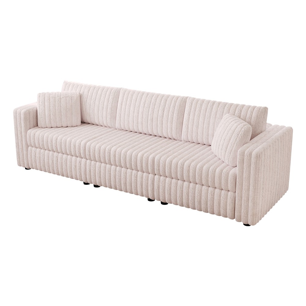 106.3" Soft Modular 3-person Sofa - Highly Comfortable & Distinctive Design.