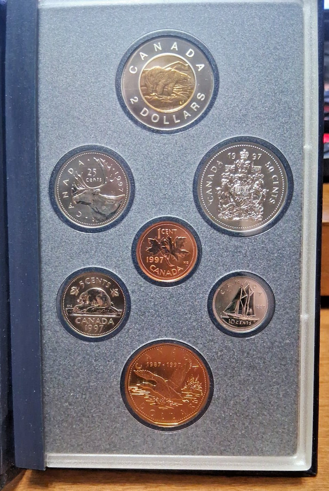 1997 - Canada Speciment Set 7-coin set
