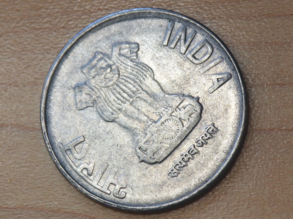 2011 India 2 Rupees Hyderabad Mint