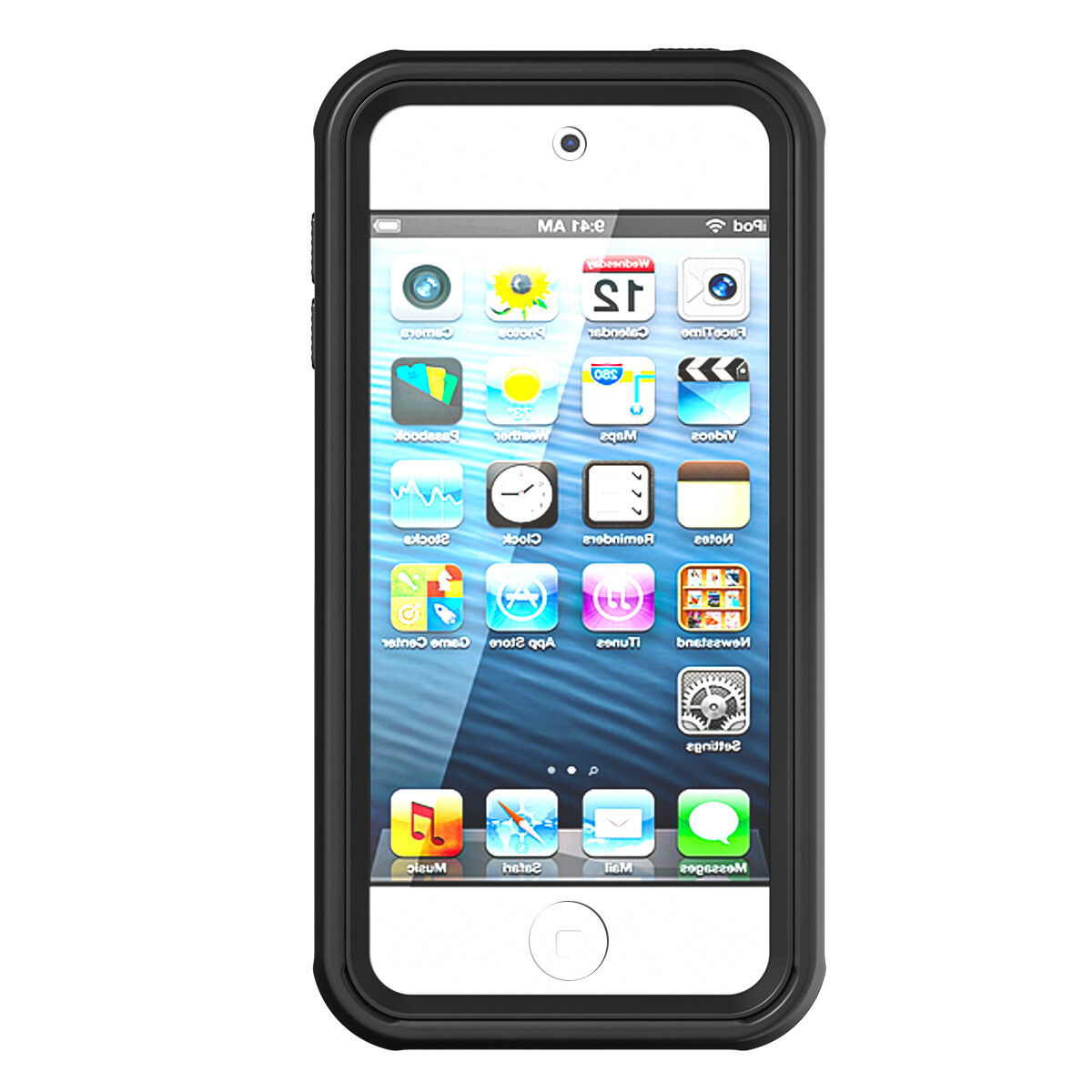 For Apple iPod Touch 7th/6th/5th Generation Case Shockproof Heavy Duty Cover blk