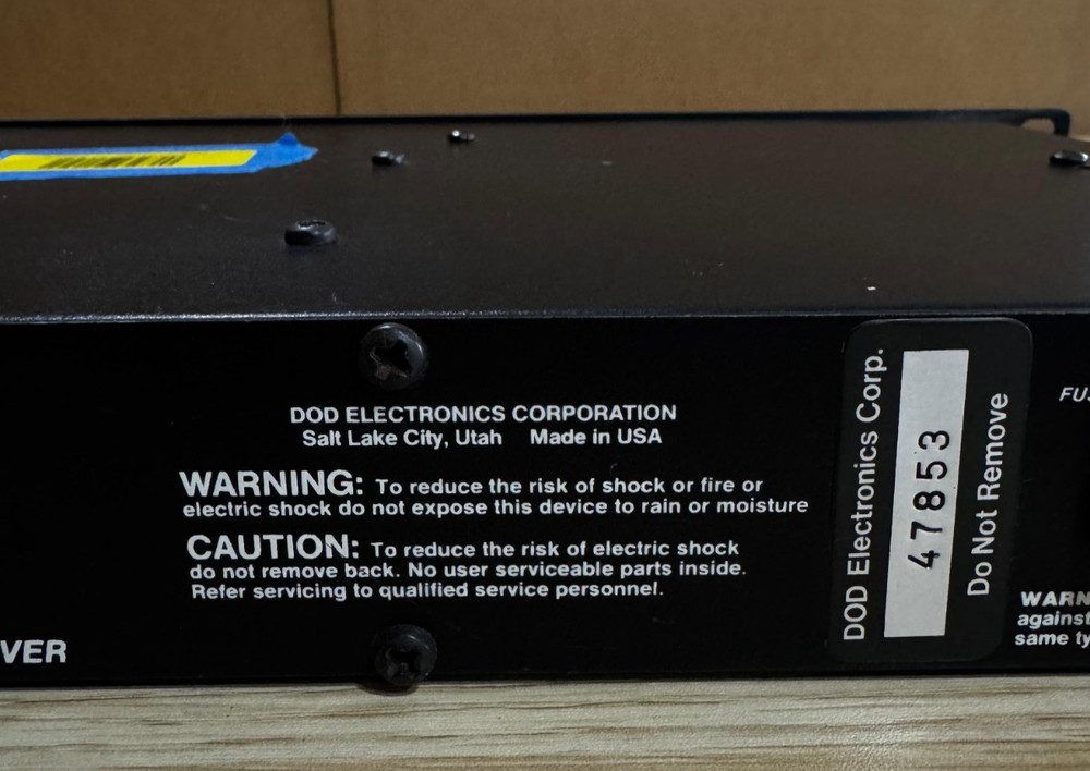 Digitech RDS Digital Delay System 3.6 Sec Chorus Flange Rack Guitar Processor