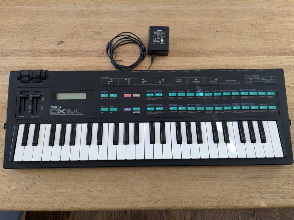 Yamaha DX100 Digital Algorithm Synthesizer Keyboard - FREE SHIPPING