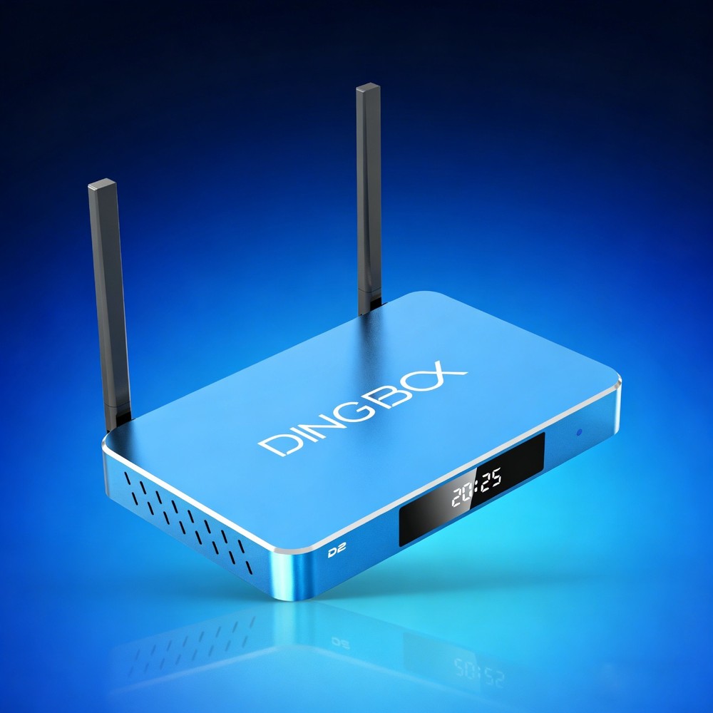 2026 Dingbox D2 6K Android TV Box - 24/7 Extended Warranty Same Day Ship