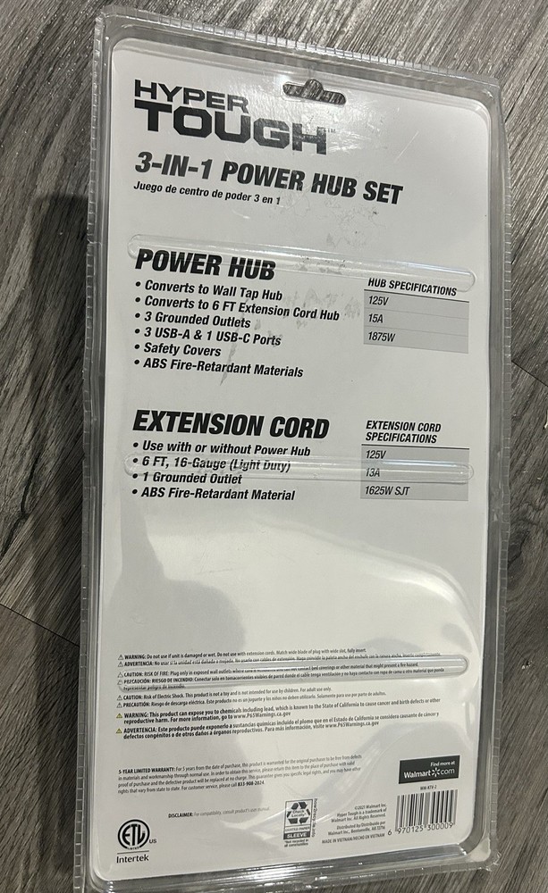 Hyper Tough 3-1 Power Hub Set