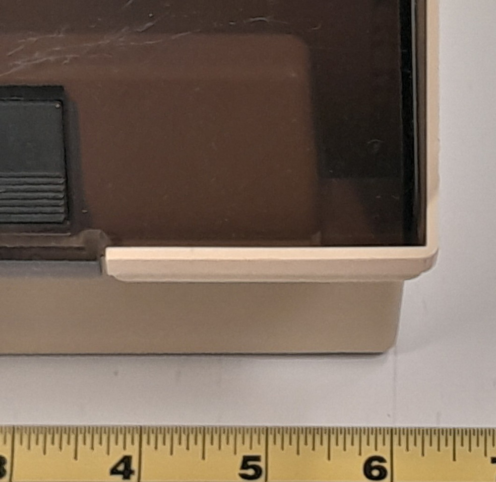 Vintage 5.25" Floppy Disk Diskette Filing Box Storage Case Computer 2 Dividers